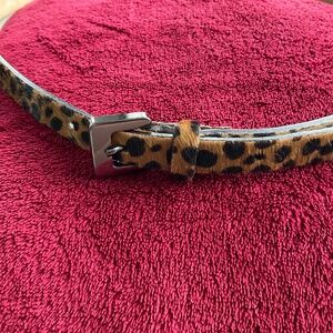 Talbots leather belt,large